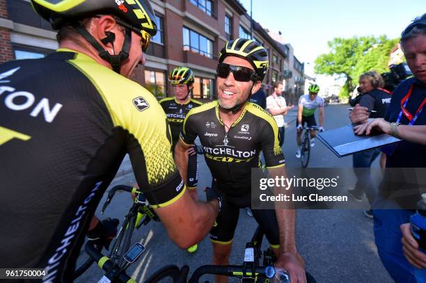 Arrival / Michael Albasini of Switzerland and Team Mitchelton-Scott / Celebration / during the 11th Tour des Fjords 2018, Stage 2 a 188km stage from...