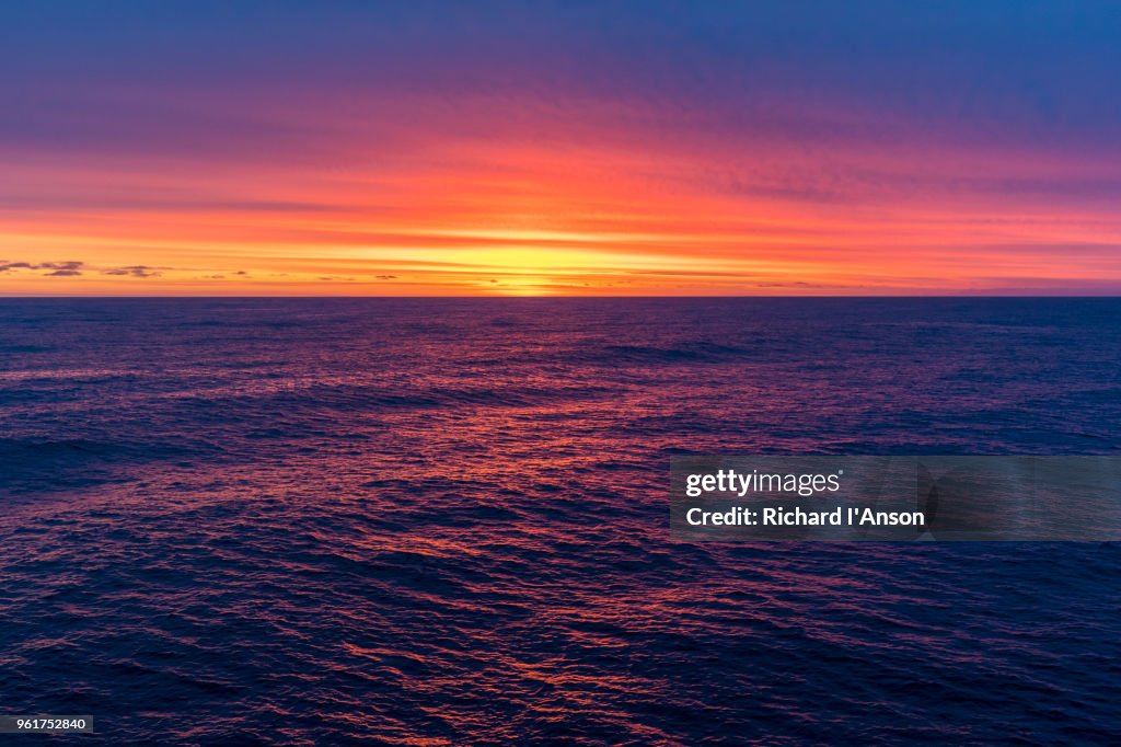 Sunrise on the South Atlantic Ocean
