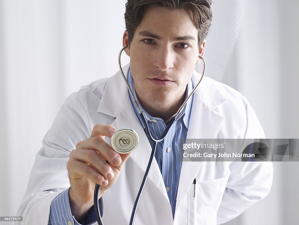 Doctor with stetherscope 