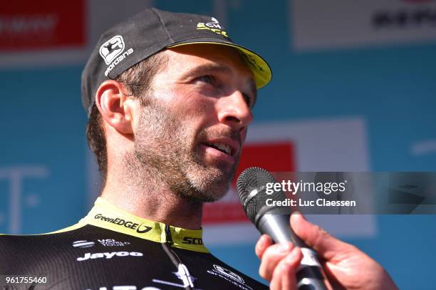 Podium / Michael Albasini of Switzerland and Team Mitchelton-Scott / Celebration / during the 11th Tour des Fjords 2018, Stage 2 a 188km stage from...