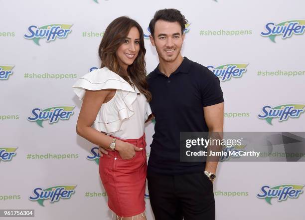 Danielle Jonas and Kevin Jonas promote Pet Adoption During National Pet Month at Home Studios on May 23, 2018 in New York City.