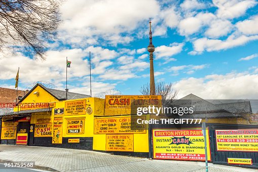 Sentech Communication Tower In Brixton Johannesburg High-Res Stock ...