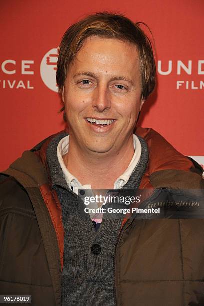 Actor Court Young attends the "Holy Rollers" premiere during the 2010 Sundance Film Fesival at Eccles Center Theatre on January 25, 2010 in Park...