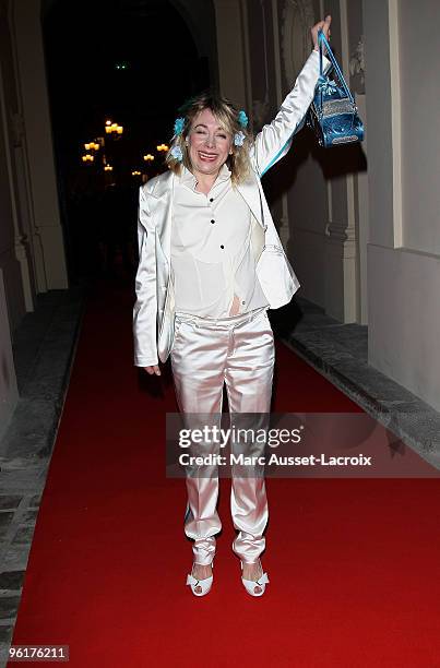 Julie Depardieu attends Etam After Show at Hotel D'Evreux on January 25, 2010 in Paris, France.