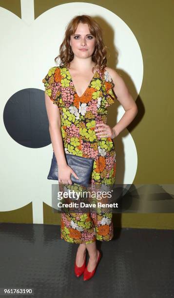 Hannah Britland attends the launch of the Orla Kiely retrospective, that celebrates her remarkable 20-year career, at The Fashion and Textile Museum...