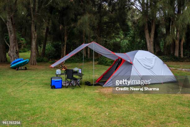 camping in nature - camping new south wales stock pictures, royalty-free photos & images