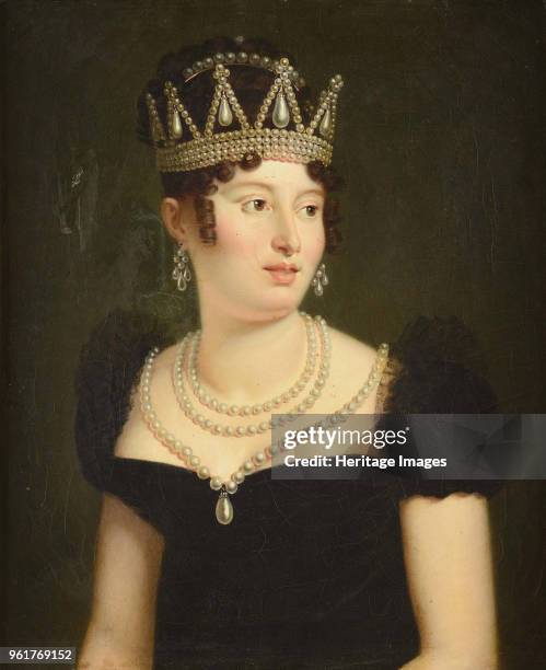 Portrait of Caroline Bonaparte , Princesse Française, Grand Duchess of Berg and Cleves, Queen Consort of Naples. Private Collection.
