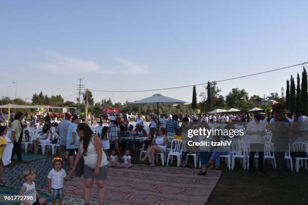 shavuot holiday in israel - shavuot stock pictures, royalty-free photos & images