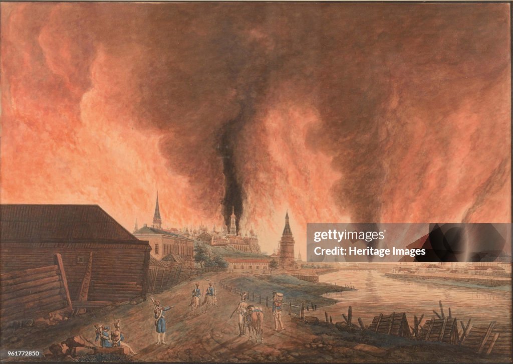 Fire Of Moscow On 15Th September 1812 (The French In Moscow)
