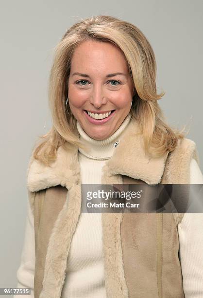 Author Valerie Plame Wilson poses for a portrait during the 2010 Sundance Film Festival held at the Getty Images portrait studio at The Lift on...