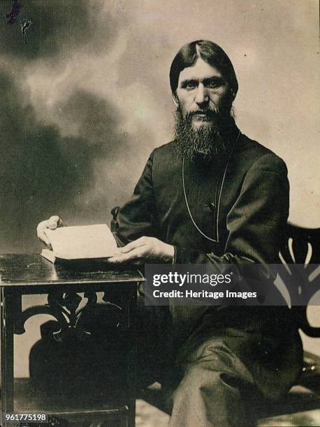 Portrait of Grigori Yefimovich Rasputin , 1910s. Private Collection.