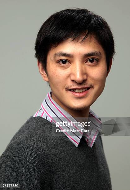 Director Lixin Fan poses for a portrait during the 2010 Sundance Film Festival held at the Getty Images portrait studio at The Lift on January 25,...