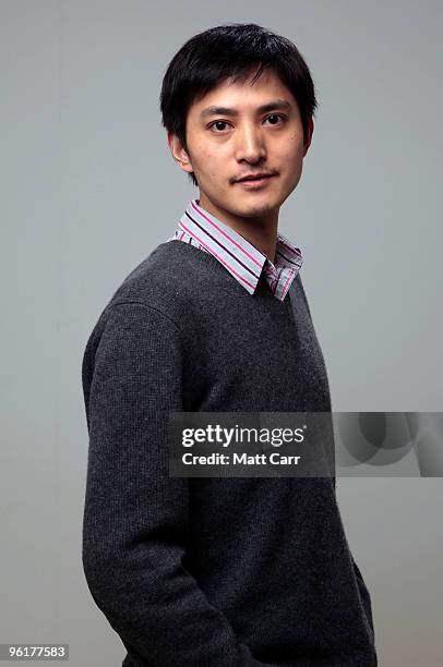 Director Lixin Fan poses for a portrait during the 2010 Sundance Film Festival held at the Getty Images portrait studio at The Lift on January 25,...