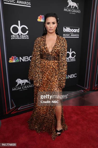 Red Carpet Arrivals -- 2018 BBMA's at the MGM Grand, Las Vegas, Nevada -- Pictured: Demi Lovato --