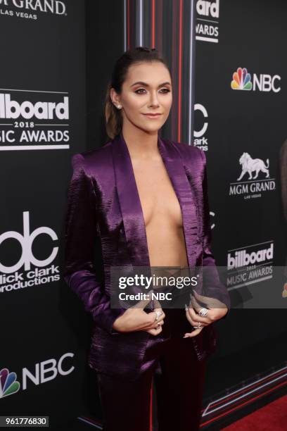 Red Carpet Arrivals -- 2018 BBMA's at the MGM Grand, Las Vegas, Nevada -- Pictured: Alyson Stoner --