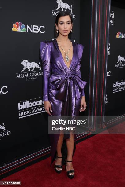 Red Carpet Arrivals -- 2018 BBMA's at the MGM Grand, Las Vegas, Nevada -- Pictured: Dua Lipa --