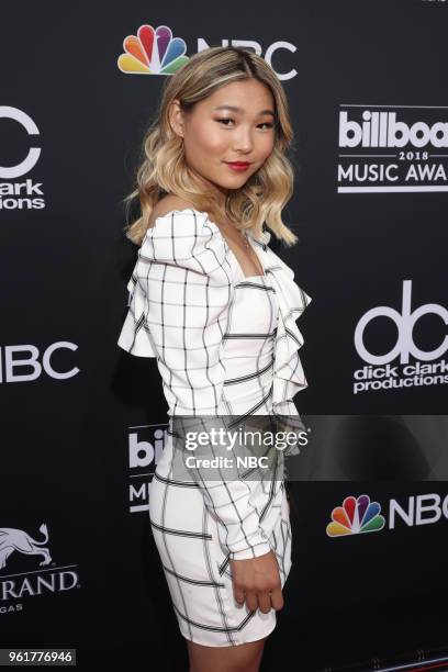 Red Carpet Arrivals -- 2018 BBMA's at the MGM Grand, Las Vegas, Nevada -- Pictured: Chloe Kim --