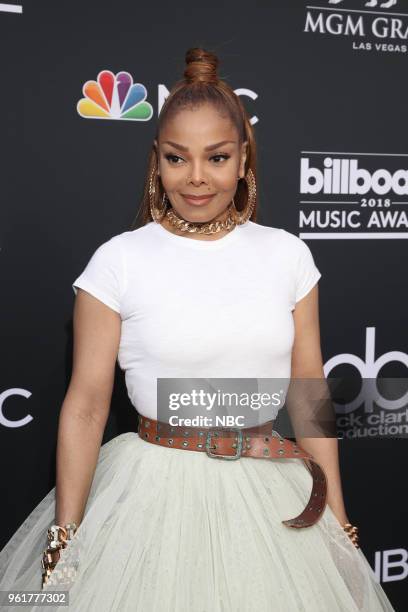 Red Carpet Arrivals -- 2018 BBMA's at the MGM Grand, Las Vegas, Nevada -- Pictured: Janet Jackson --