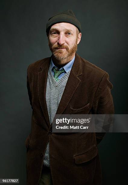 Screenwriter Jonathan Ames poses for a portrait during the 2010 Sundance Film Festival held at the Getty Images portrait studio at The Lift on...