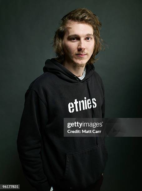 Actor Paul Dano poses for a portrait during the 2010 Sundance Film Festival held at the Getty Images portrait studio at The Lift on January 25, 2010...