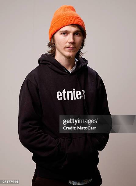 Actor Paul Dano poses for a portrait during the 2010 Sundance Film Festival held at the Getty Images portrait studio at The Lift on January 25, 2010...