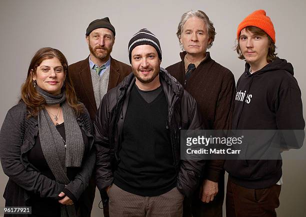 Director Shari Springer Berman, author Jonathan Ames director Robert Pulcini, actor Kevin Kline and actor Paul Dano pose for a portrait during the...