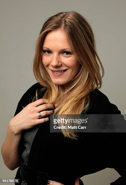 Actress Emma Bell poses for a portrait during the 2010 Sundance Film Festival held at the Getty Images portrait studio at The Lift on January 25,...