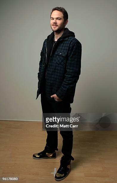 Actor Shawn Ashmore poses for a portrait during the 2010 Sundance Film Festival held at the Getty Images portrait studio at The Lift on January 25,...