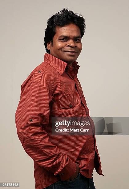 Actor Onkar Das poses for a portrait during the 2010 Sundance Film Festival held at the Getty Images portrait studio at The Lift on January 25, 2010...