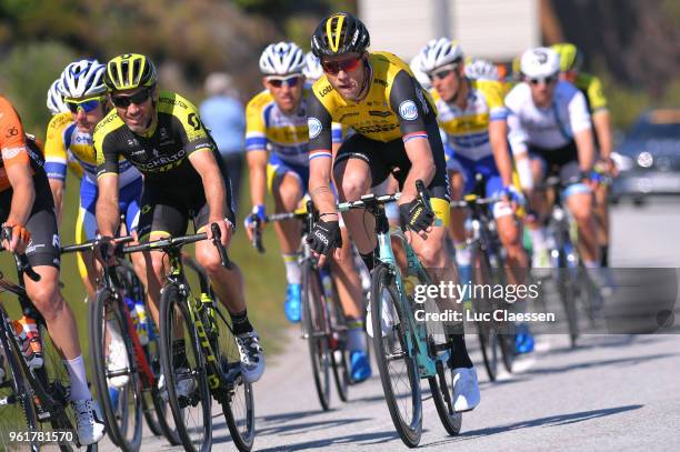 Michael Albasini of Switzerland and Team Mitchelton-Scott / Lars Boom of The Netherlands and Team LottoNL-Jumbo / during the 11th Tour des Fjords...