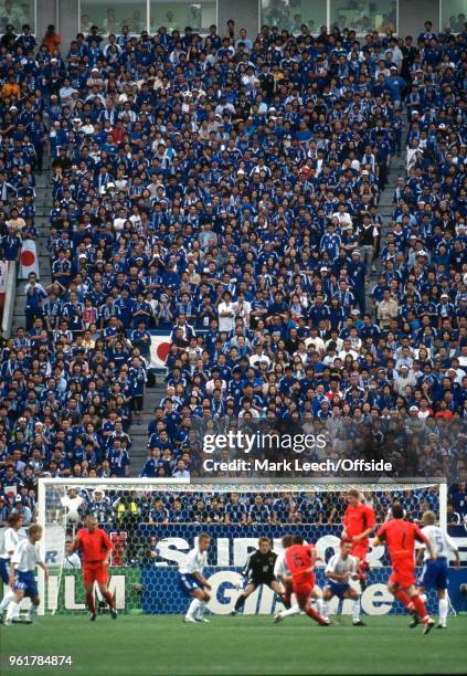 June 2002 Saitama - FIFA World Cup - Japan v Belgium - a general view of Saitama Stadium as spectators watch the match