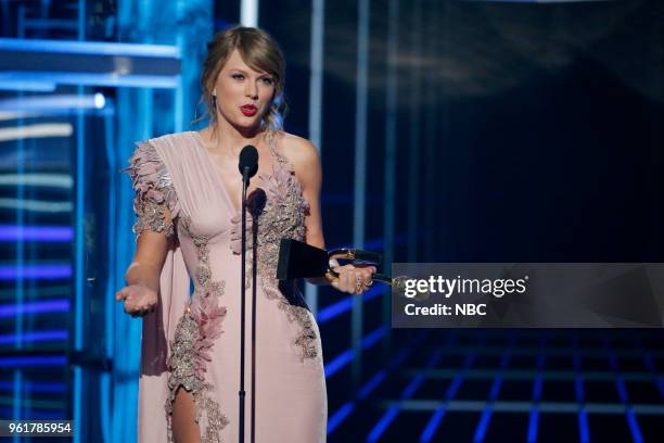 Presentation -- 2018 BBMA's at the MGM Grand, Las Vegas, Nevada -- Pictured: Taylor Swift, Winner of Top Selling Album --