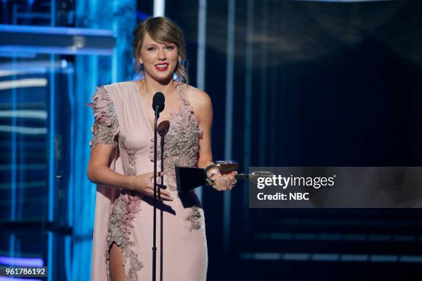 Presentation -- 2018 BBMA's at the MGM Grand, Las Vegas, Nevada -- Pictured: Taylor Swift, Winner of Top Selling Album --