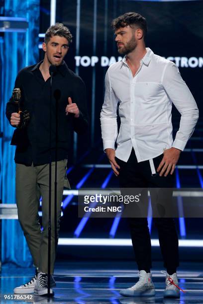 Presentation -- 2018 BBMA's at the MGM Grand, Las Vegas, Nevada -- Pictured: Alex Pall, Andrew Taggert of The Chainsmokers, Winners of Top...
