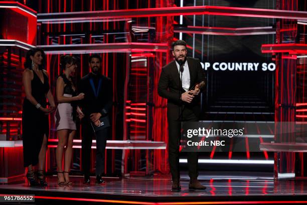 Presentation -- 2018 BBMA's at the MGM Grand, Las Vegas, Nevada -- Pictured: Sam Hunt, Winner of Top Country Song --