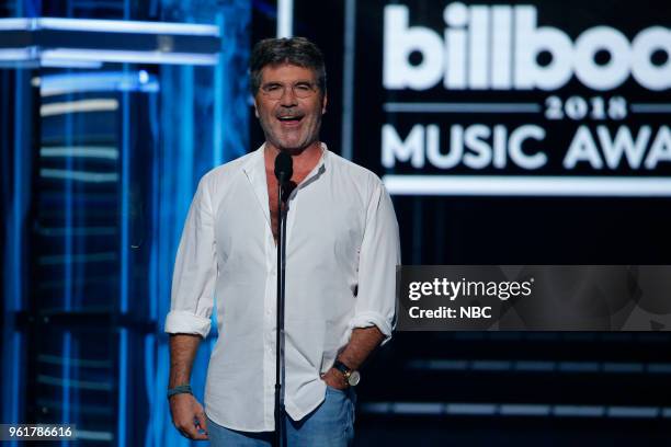 Presentation -- 2018 BBMA's at the MGM Grand, Las Vegas, Nevada -- Pictured: Simon Cowell --