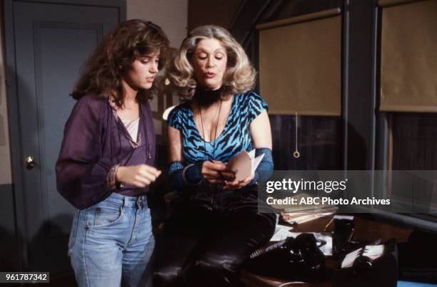 Kim Delaney, Sylvia Miles appearing on Disney General Entertainment Content via Getty Images's 'All My Children'.