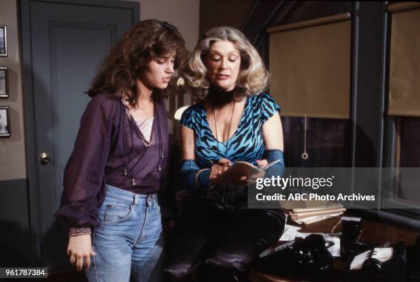 Kim Delaney, Sylvia Miles appearing on Disney General Entertainment Content via Getty Images's 'All My Children'.