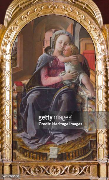 Madonna of Tarquinia, 1437. Found in the Collection of Galleria Nazionale d'Arte Antica, Rome.
