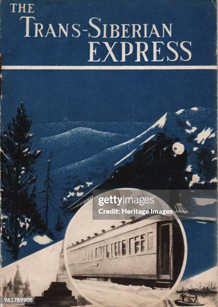 Transsiberian express , 1931. Found in the Collection of Russian State Library, Moscow.