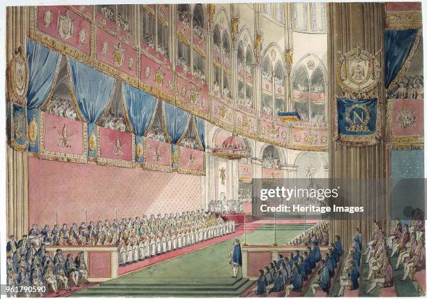 The Coronation Ceremony. The offerings, 1804. Found in the Collection of Fondation Napoléon.