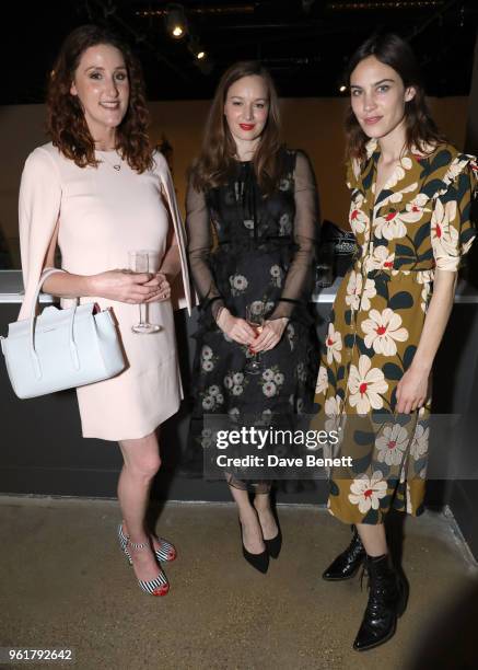 Bronagh Waugh, Lou Hayter and Alexa Chung attend the launch of the Orla Kiely retrospective, that celebrates her remarkable 20-year career, at The...