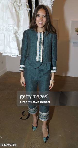 Natalie Salmon attends the launch of the Orla Kiely retrospective, that celebrates her remarkable 20-year career, at The Fashion and Textile Museum...