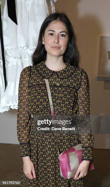 Lily Worcester attends the launch of the Orla Kiely retrospective, that celebrates her remarkable 20-year career, at The Fashion and Textile Museum...