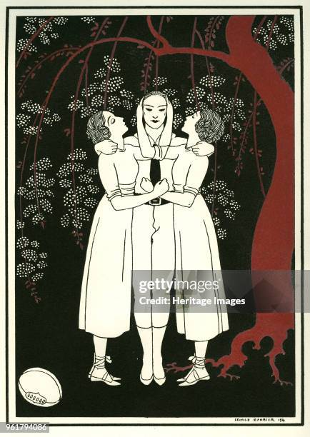 Vaslav Nijinsky in the Ballet Jeux by Claude Debussy, 1914. Private Collection.