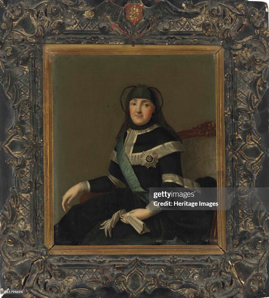 Portrait Of Catherine Ii In Mourning