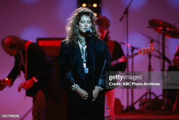 Amy Grant on the Walt Disney Television via Getty Images Special 'Royal Gala for the Prince's Trust', London Palladium, 6/5/1987.