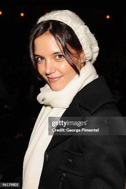 Actress Katie Holmes attends the "The Extra Man" premiere during the 2010 Sundance at Eccles Center Theatre on January 25, 2010 in Park City, Utah.