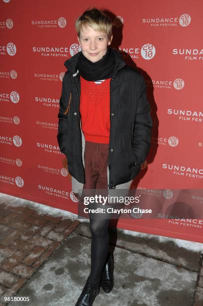 Mia Wasikowska attends "The Kids Are All Right" during the 2010 Sundance Film Festival at Egyptian Theatre on January 25, 2010 in Park City, Utah.