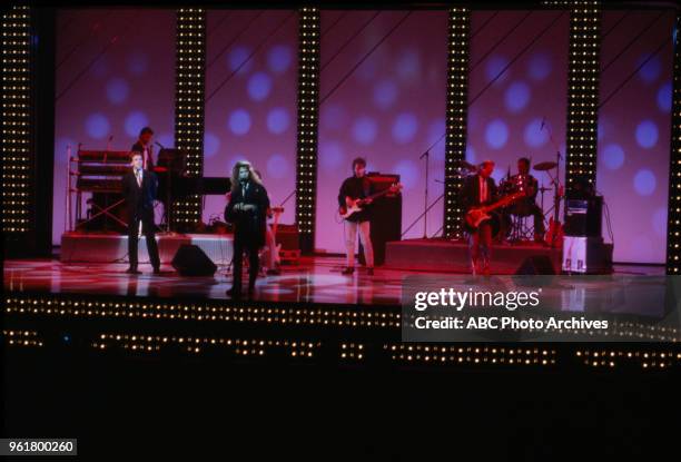 Amy Grant on the Walt Disney Television via Getty Images Special 'Royal Gala for the Prince's Trust', London Palladium, 6/5/1987.